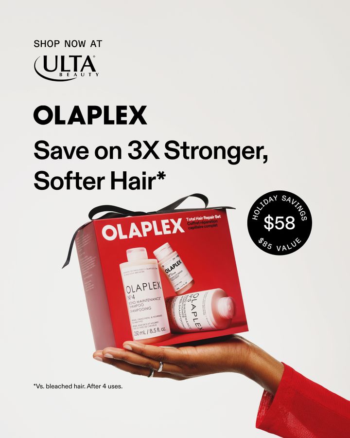 Olaplex: holiday savings $58, $85 value